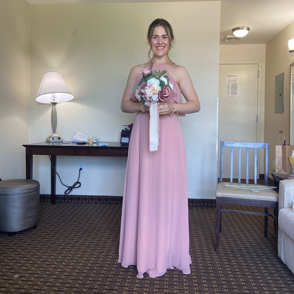 Birdy Grey Dusty Rose Bridesmaid Gown Size L